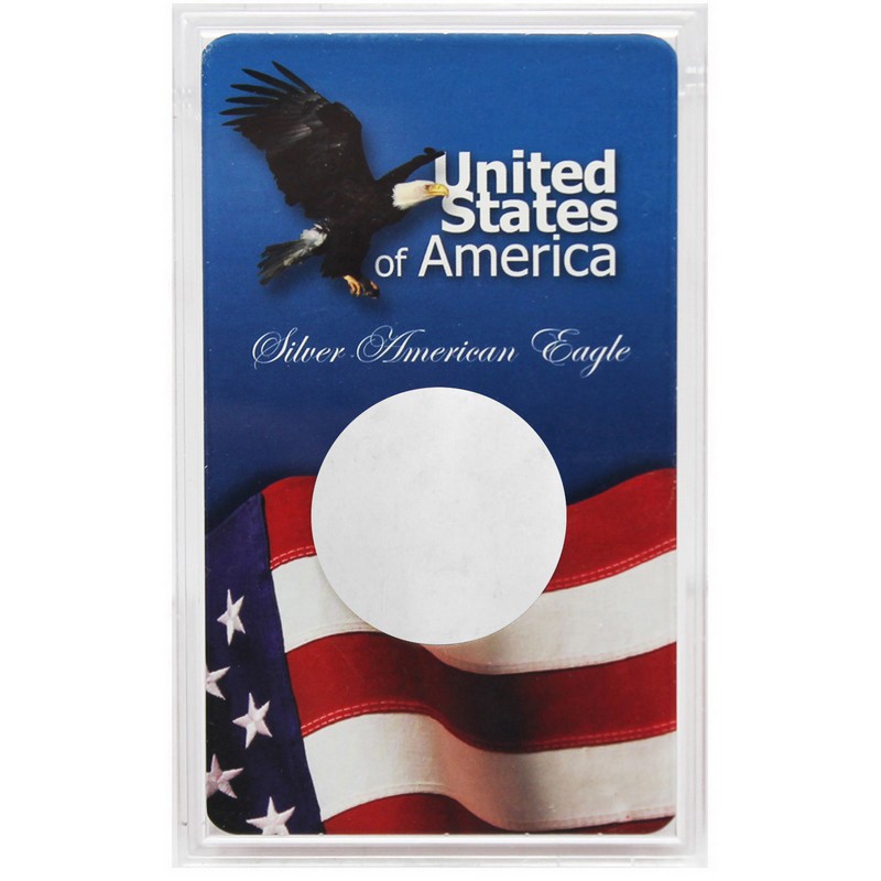 Eagle/Flag Acrylic Holder with Cardboard Wrap - Product Packaging